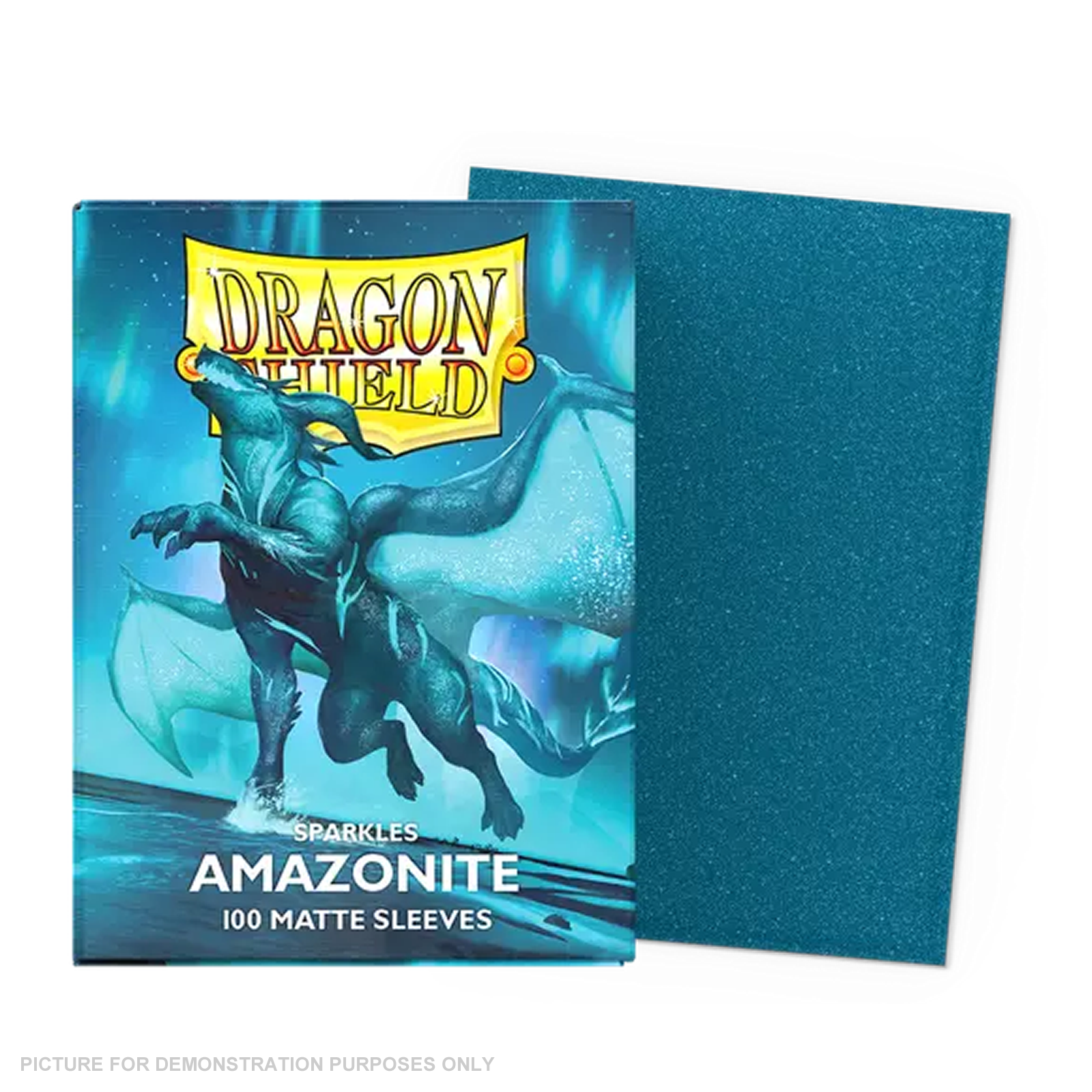Dragon Shield Sleeves – Matte – Sparkles Amazonite